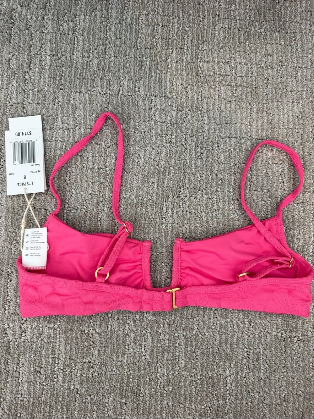 L*Space Peyton Pink Women's Swim Top